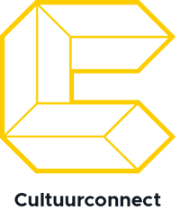 Geometrisch logo met Cultuurconnect